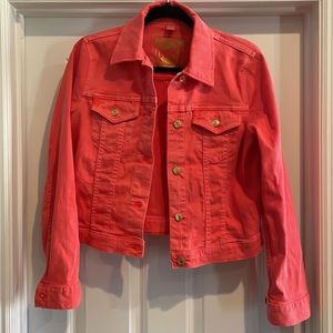 Size Medium Michael Kors Coral Denim Jacket